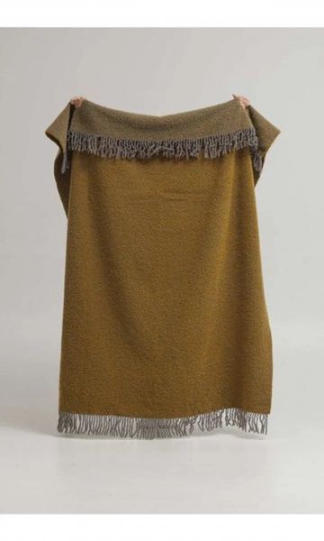 Lanavitta Portal plaid gray-mustard, 140x200 cm Lanavitta_222440360 photo