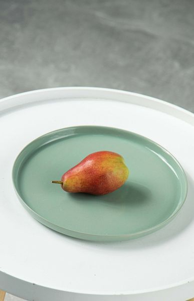 Dovbysh Porcelain NOVA Green 22 cm green dessert plate. Dovbysh Porcelain100107 photo