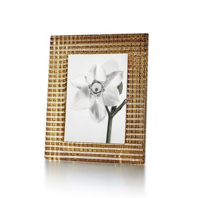Golden photo frame "EYE PHOTO FRAME 5 X 7" GOLD, Gold, 23 cm, 5.5 cm, 19 cm BACCARAT_2811862 photo