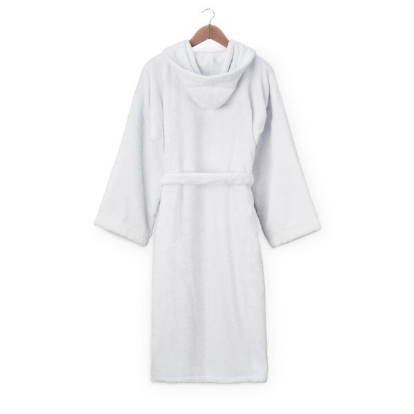 Халат із капюшоном "2 LINES" VILLAFLORENCE_2 LINES Bathrobe/hood L White фото