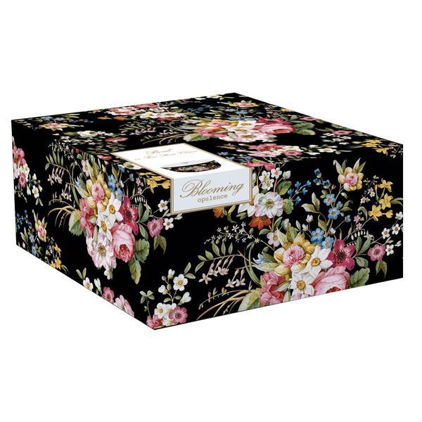 Тарелка Easy Life BLOOMING OPULENCE BLACK d:14 см. (R0337-BLOB) Easy LifeR0337-BLOB фото