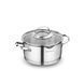 Korkmaz Steama16x8 cm / 1.6 L round pot, with lid. KorkmazA1990 photo 1