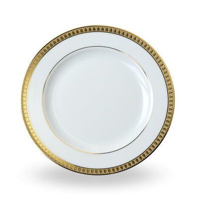 "Dinner plate with gilding "Malmaison" CHRISTOFLE_7646115 photo