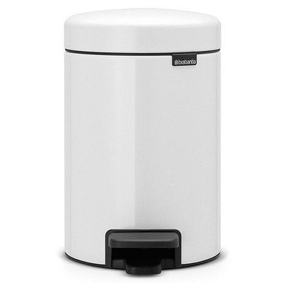 Бак для сміття Brabantia Pedal Bin NewIcon 3 л білий Brabantia112126 фото