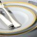"Dinner plate with gilding "Malmaison" CHRISTOFLE_7646115 photo 3