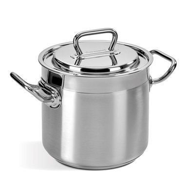 Каструля 5,25 л Barrazoni Professional висока з кришкою Barazzoni169601020 фото