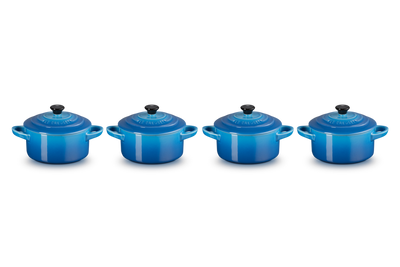 Набір із 4 порційних форм для запікання Le Creuset 250 мл синій Le Creuset79212102000100 фото