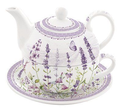 Чайник заварювальний з чашкою Easy Life LAVENDER FIELD 350 мл. (R0104-LAVF) Easy LifeR0104-LAVF фото