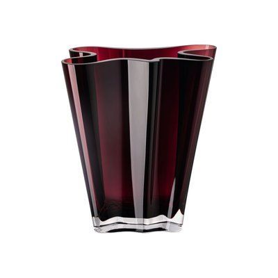 Rosenthal Flux 26 cm burgundy vase. Rosenthal69160-321573-47026 photo
