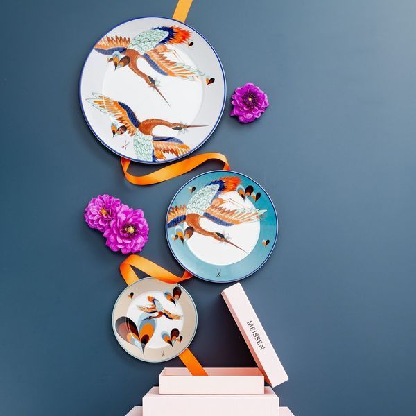 Тістечкова тарілка "Meissen Collage", Різнобарвний, Коричневий, 17 см MEISSEN_79A533-41501-1 фото