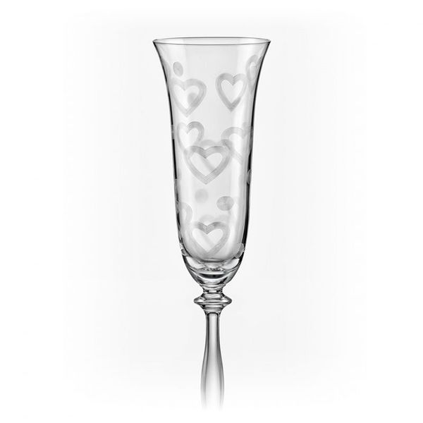 Set of 2 champagne glasses Bohemia Angela 190 ml. Bohemia40600-С5775/190/1 photo