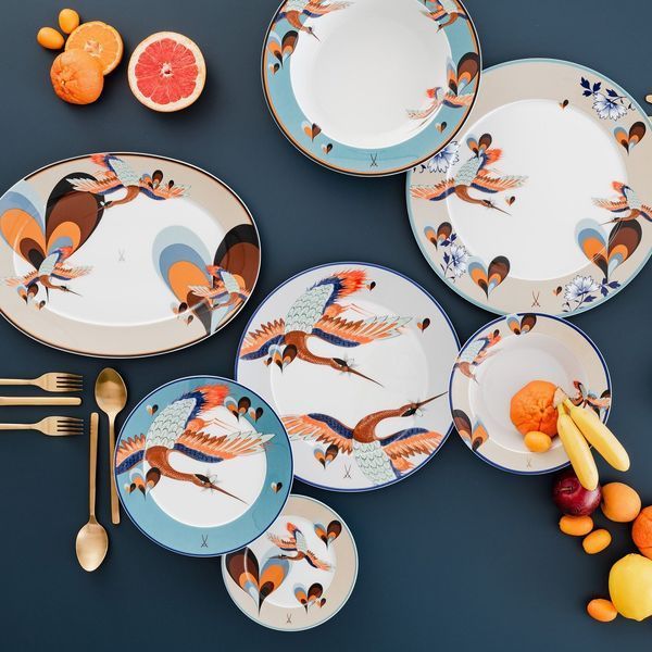 Тістечкова тарілка "Meissen Collage", Різнобарвний, Коричневий, 17 см MEISSEN_79A533-41501-1 фото