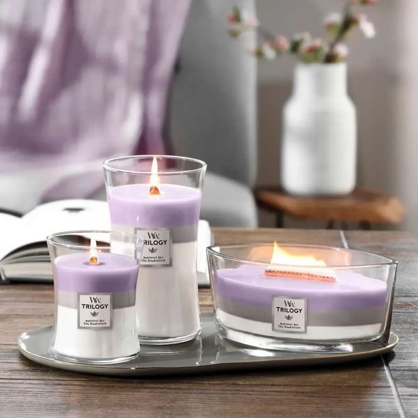 Ароматична свічка Woodwick Ellipse Trilogy Amethyst Sky Woodwick_1707527E_275 фото