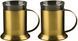 Чашка (термо, 2шт.) La Cafetiere НАБОР ИЗ 2 СТЕКЛЯННЫХ ЧАШЕК С ЗОЛОТЫМ ПОКРЫТИЕМ в коробке, 200 мл. (5201339-CRT) La Cafetiere5201339-CRT фото 1