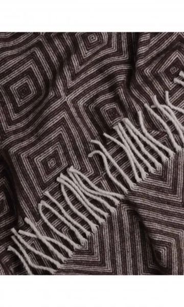 Lanavitta Rhombus plaid dark brown, 140x200 cm Lanavitta_23050088 photo