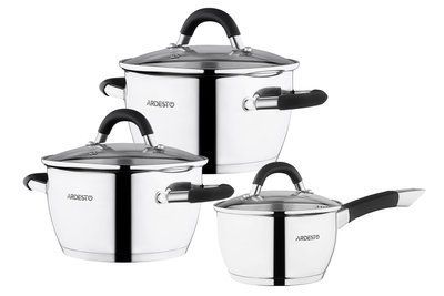 Ardesto Gemini Livorno 6-piece cookware set LEGOURMETAR1906SG photo