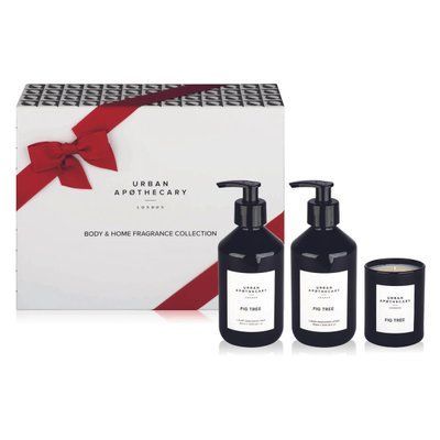 Fig Tree Body & Home Collection - shower gel, lotion, candle 70g Urban_apothecary_UALWFTBHC_набір photo