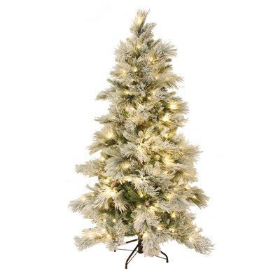 Snowy Christmas Tree with Lights "Christmas Time" SHISHI_42898 photo