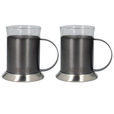 Набор чашек 2 шт серый CreativeTops LA CAFETI&Egrave;RE EDITED (5233021) La Cafetiere5233021-CRT фото
