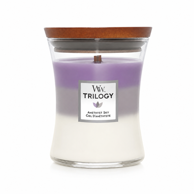 Ароматична свічка Woodwick Ellipse Trilogy Amethyst Sky Woodwick_1707527E_275 фото