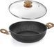 4.1 liter Barazzoni Granitica Extra Induction Eco Legno low pot with lid. Barazzoni85510402825 photo 1