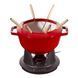 Staub 20 cm red fondue set Staub40511-975-0 photo 1