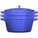 Staub Stackable 4-piece Cookware Set in Ultramarine LEGOURMET145526235 photo 1