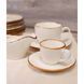 Set of 6 saucers By Bone Harmony Gleam 12 cm. By BoneHA-GL-ZT-01-KT photo 2