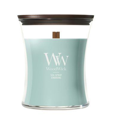 Aromatic candle with sea breeze notes Woodwick Medium Sea Spray 275 g Woodwick_2674303E photo