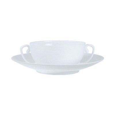 Bowl for soup/broth with a saucer "Hemisphere", only the bowl" J_L_COQUET_JAUNE_DE_CHROME_HEM3001BS0000 photo