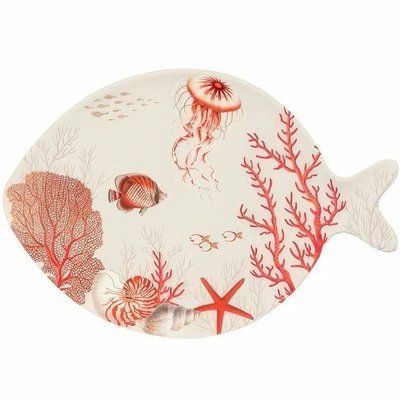Блюдо Easy Life Coral Reef 31x21,5 см фігурне Easy Life111003913 фото