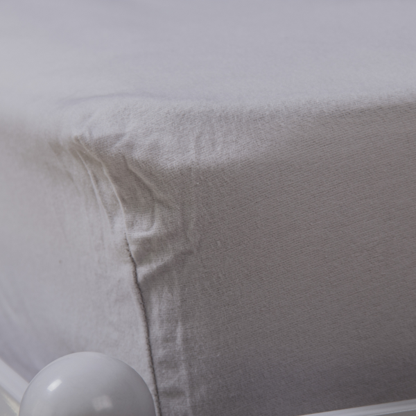 Простынь на резинке Billerbeck Kaeppel Фланель Серебристо-серый 100x200 см 1677-509-100х200 фото