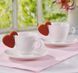 Set of 4 cups with saucer G&uuml;ral Bistro 185 ml white. G&uuml;ralBST02CT00 photo 2