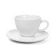 Set of 4 cups with saucer G&uuml;ral Bistro 185 ml white. G&uuml;ralBST02CT00 photo 1