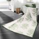 Хлопковый плед Biederlack Italian Collection белый/зеленый 150x200 см 799579 фото