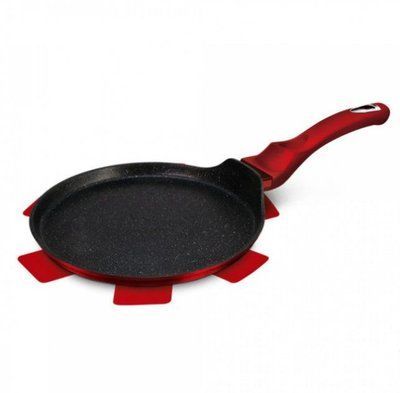 Сковорідка для млинців Berlinger Haus Burgundy Metallic Line 28 см, антипригарна Berlinger HausBH-6179 фото