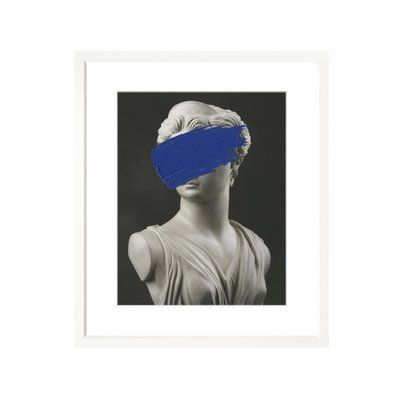 Photo print in a frame "Greek Bust Blue" TROWBRIDGE_WS-640-E/212 photo