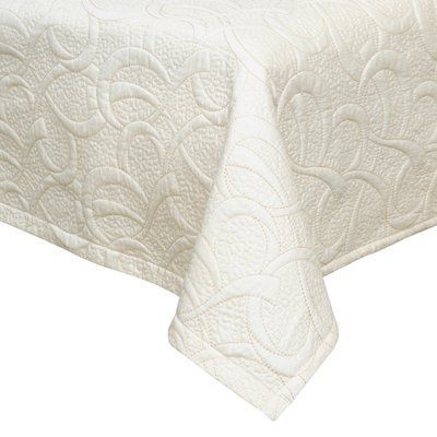 Покривало із золотою вишивкою "Cover" VILLAFLORENCE_EMBROIDERY-320x280 Ivory/Gold фото