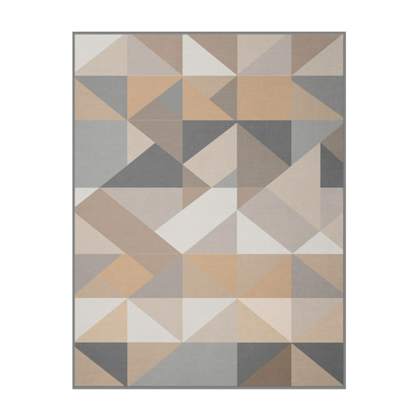 Хлопковый плед Biederlack Italian Collection бежевый/cерый 150x200 см 799661 фото