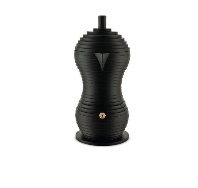 Гейзерная кофеварка 150 мл Alessi Pulcina на 3 чашки черная AlessiMDL02 BB3 фото