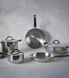 4.6 liter Barazzoni 33 Carati Inox pot with lid. Barazzoni170101020 photo 4