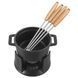 Staub 10 cm black fondue set Staub40509-587-0 photo 4