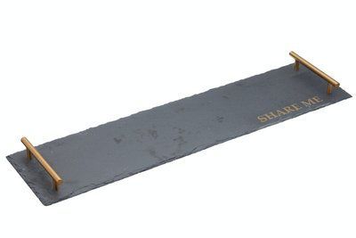 Artesa RECTANGULAR SLATE PLATTER, 60X15CM, in a box (ARTPLATTERTEXT) ArtesaARTPLATTERTEXT photo
