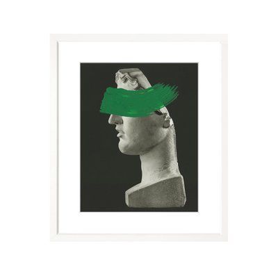 Photo print in a frame "Greek Bust Green" TROWBRIDGE_WS-642-E/212 photo