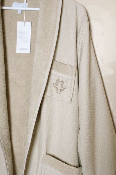 Чоловічий халат Maison D'or Quattro, Beige Бежевий, XL luliм051026 фото