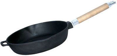 Biol 26 cm cast iron frying pan with spouts, detachable handle. Biol1226 photo