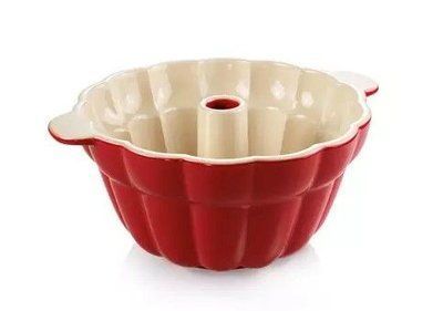 Ceramic mold for cake Tescoma Delicia 28.5 cm red Tescoma622204 photo