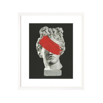 Photo print in a frame "Greek Bust Red" TROWBRIDGE_WS-639-E/212 photo