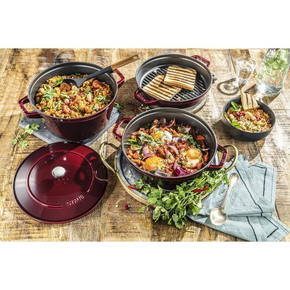 Staub Stackable 4-piece Bordeaux Cookware Set LEGOURMET14552687 photo