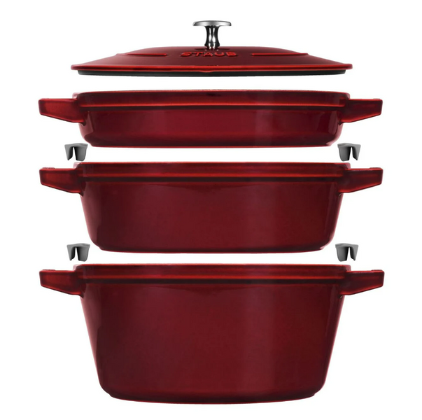Staub Stackable 4-piece Bordeaux Cookware Set LEGOURMET14552687 photo